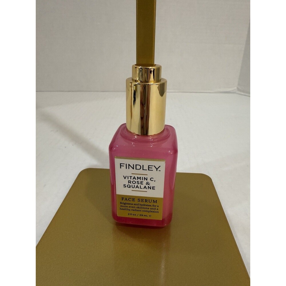 Findley Vitamin C Rose & Squalane Face Serum Brightens & Hydrates 2FLOZ/59mL New